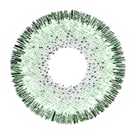 Magic Green lens swatch