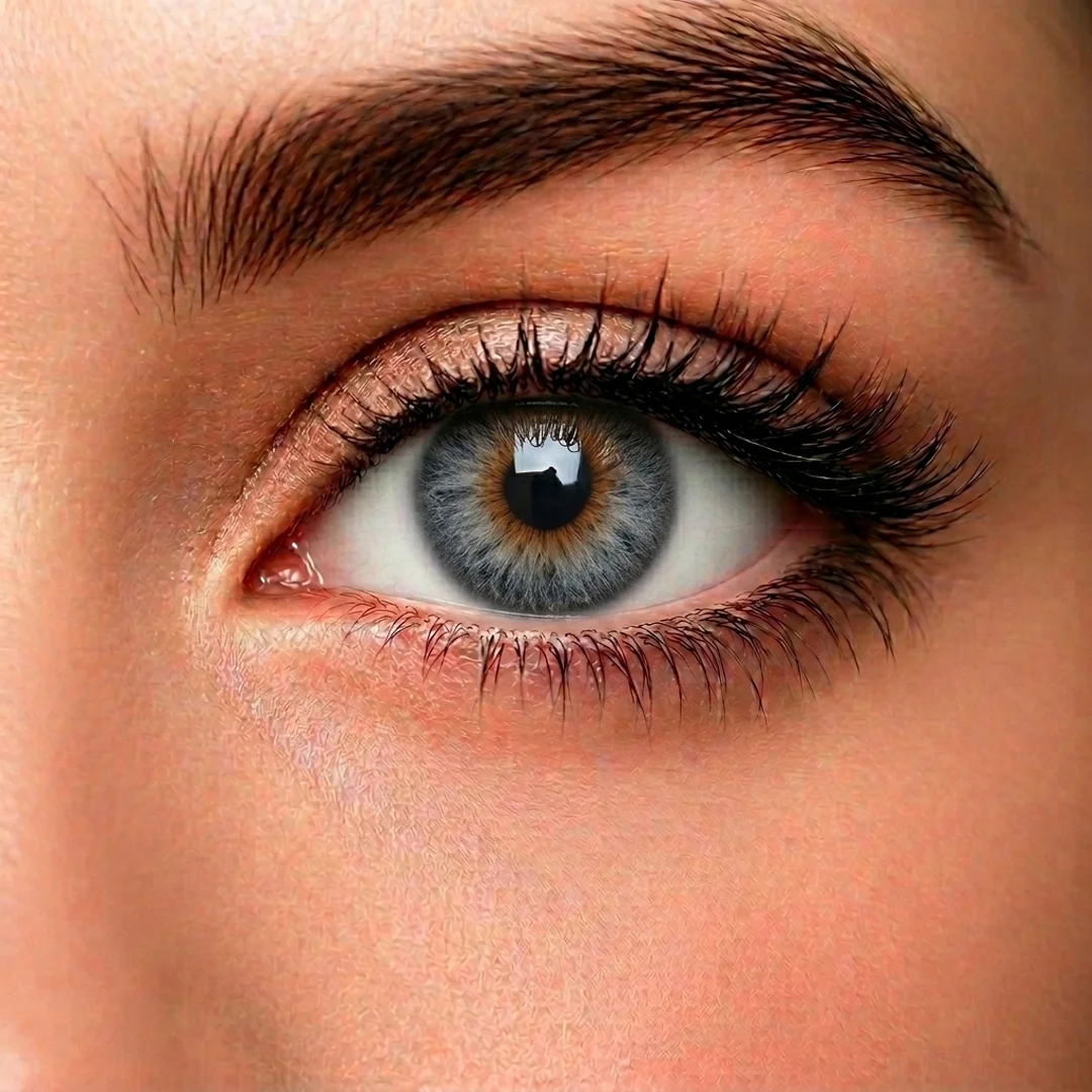 Blue Gray — lens close up