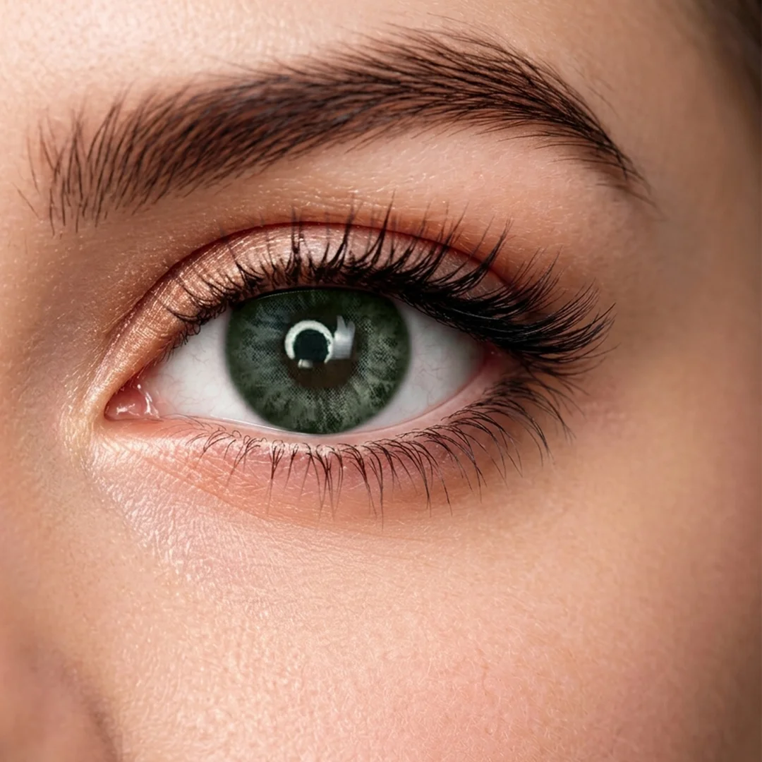 Green Gray — lens close up