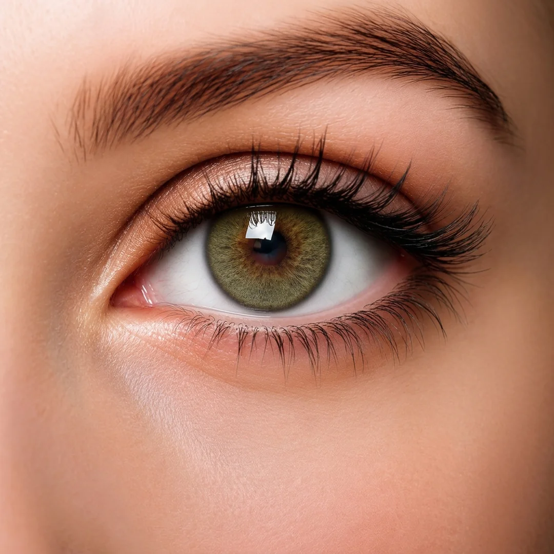 Rich Girl Green — lens close up
