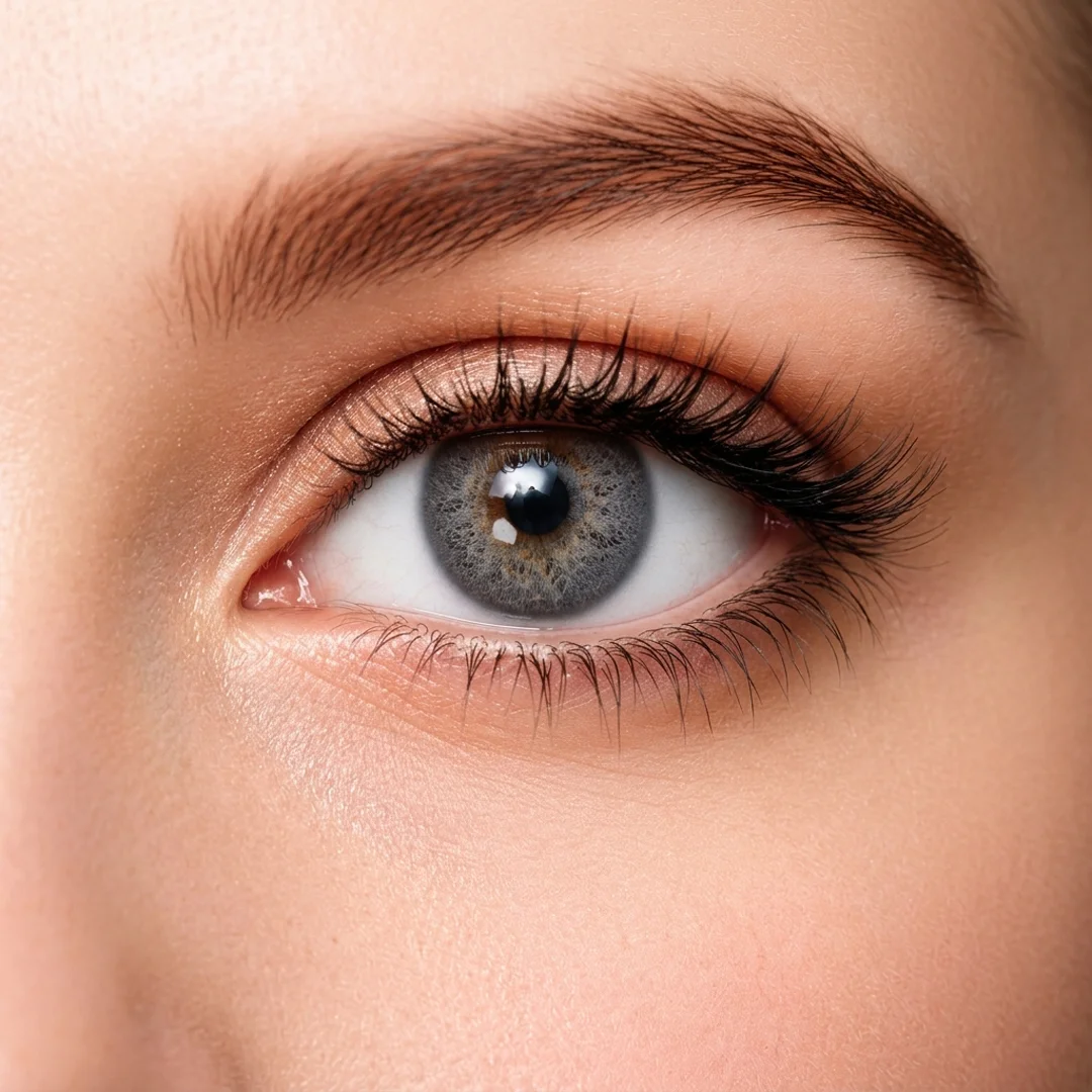 Russian Grey — lens close up